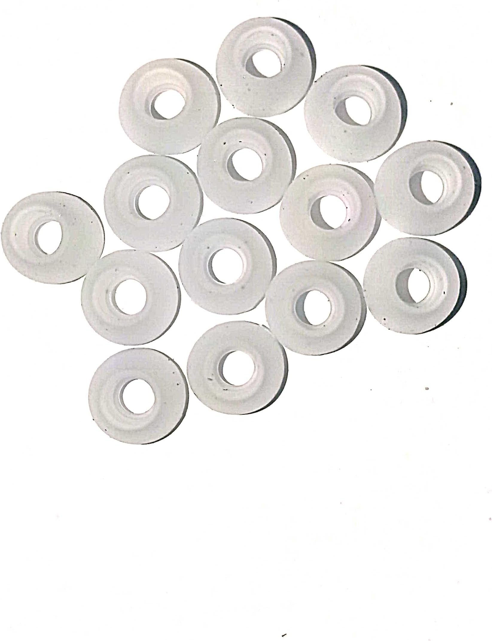 KF Deals Silicone Rubber Replacement Earbud Eartip for Earphones (Black and White, Medium) - Pack of 8 Pieces