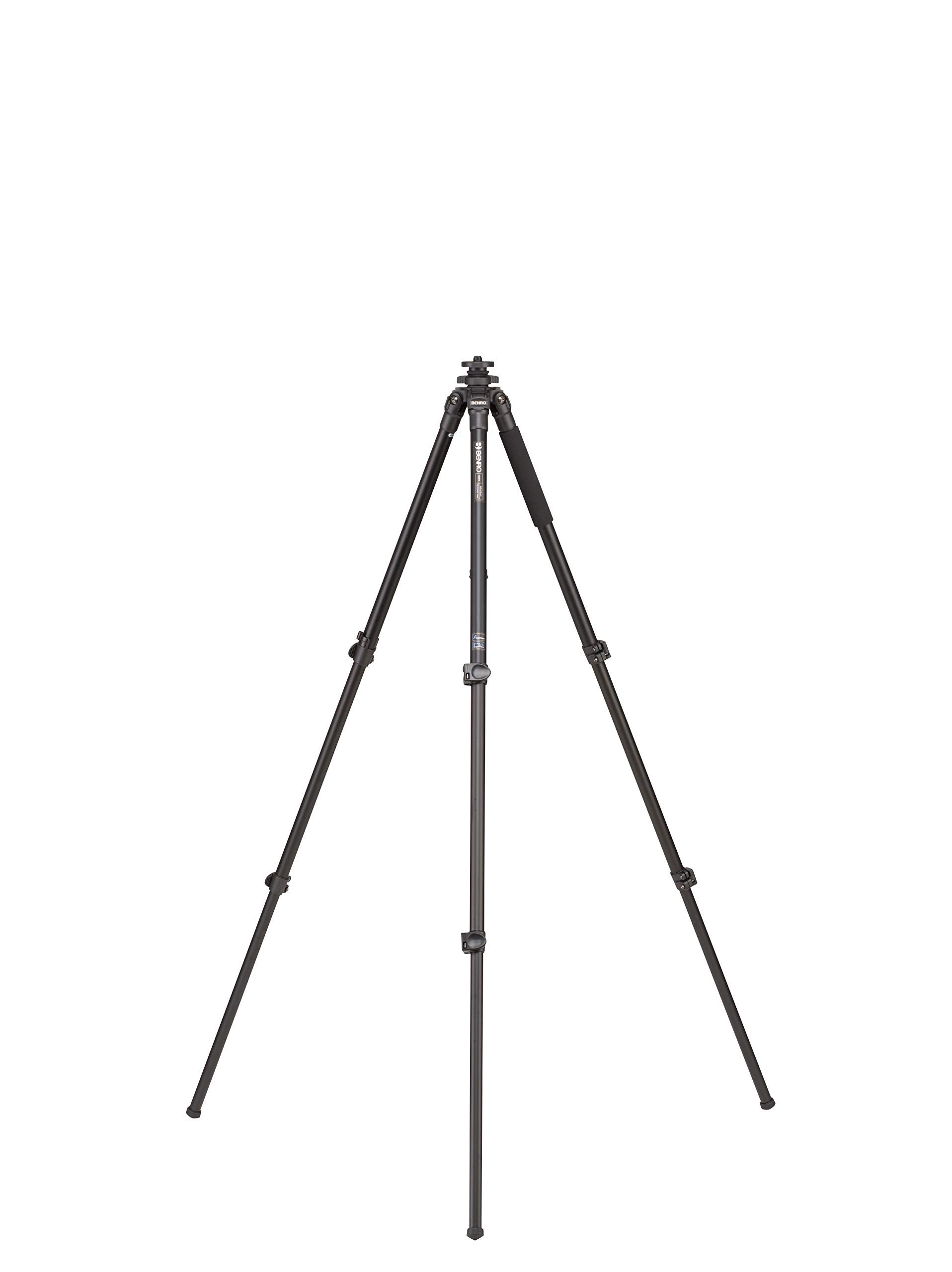 Adventure Aluminum Tripod – 3-Section Flip-Lock Aluminum Tripod with Magnesium Castings, Foam Grip & 26.5 lb Load Capacity for DSLR, Mirrorless & Video Cameras (TAD27A)