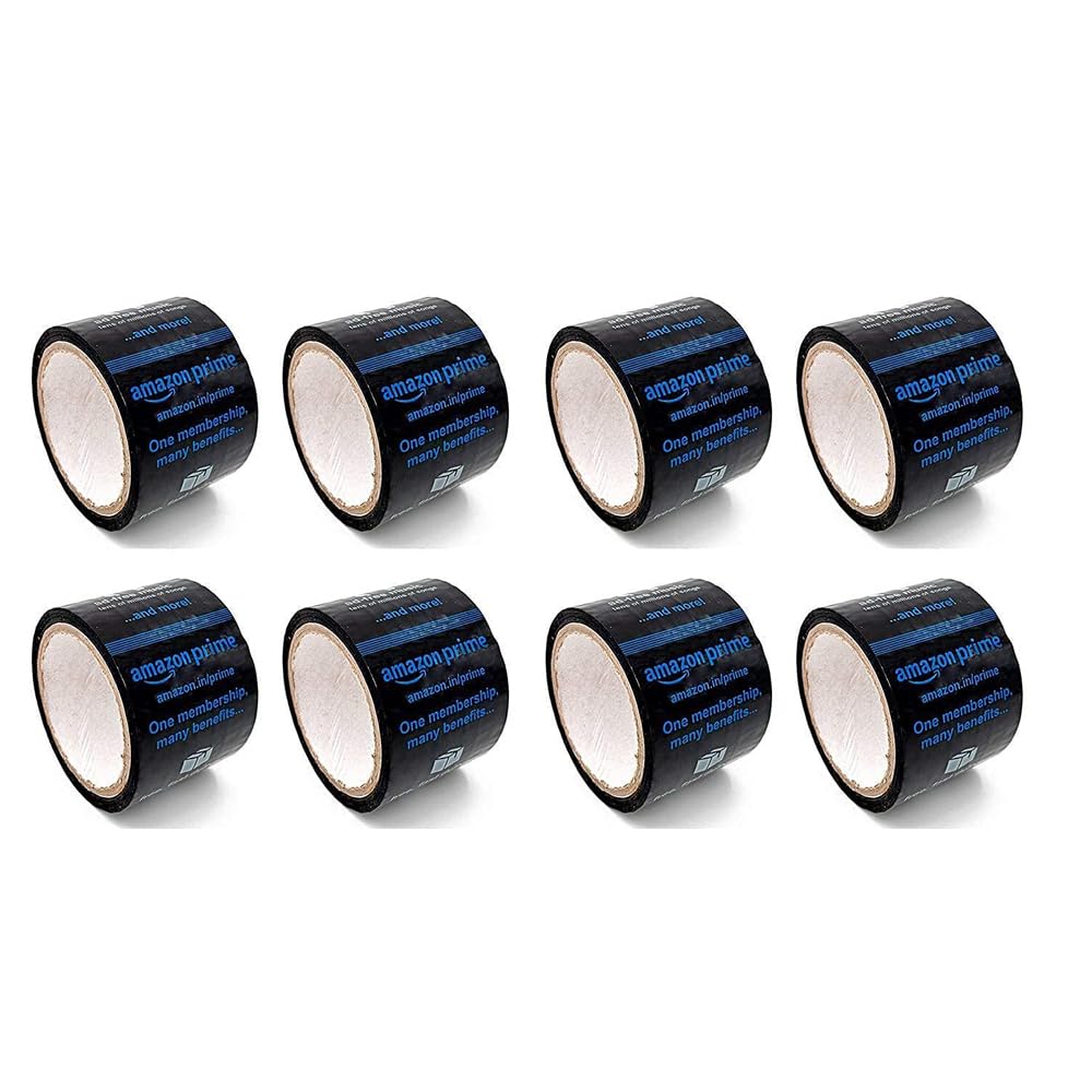VOIISH Amazon Brand Tape Amazon Packaging Prime Adhesive Tape 65 Mtr 3" inch 40 Micron Office Use DIY (Pack Of 8) (B0BJPS9LSD) Amazon Price History, Amazon Price Tracker