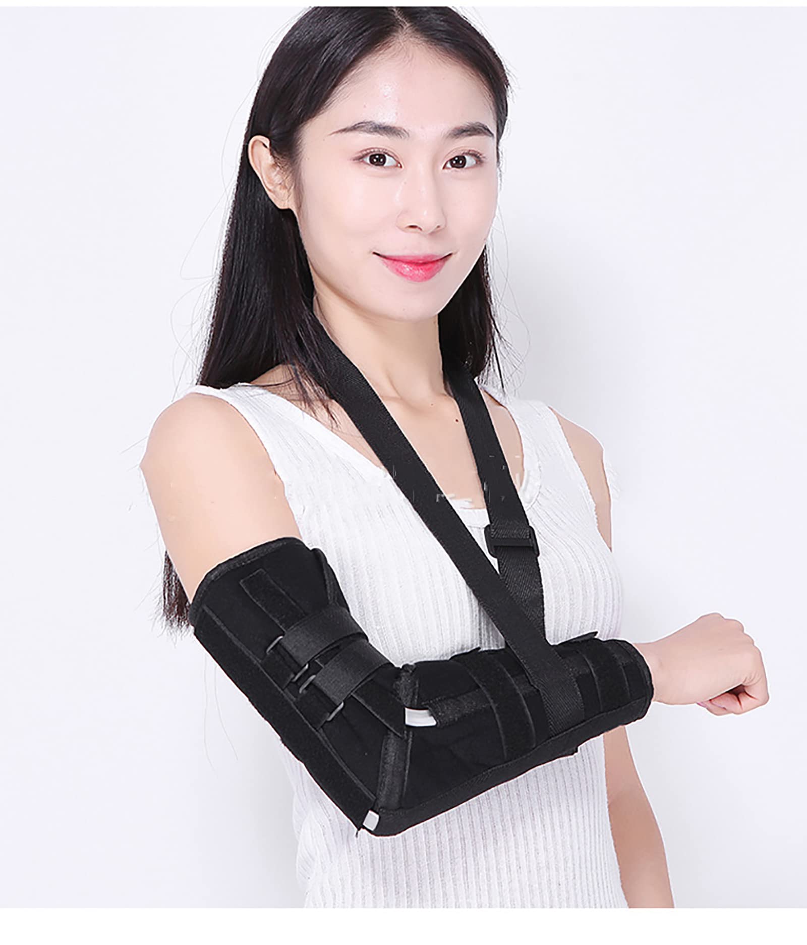 Cabestrillo para Brazo para inmovilización de Brazo Hombro Brazo inmovilizador Eslinga Eficaz Cómodo Soporte Hombro Brazo,M
