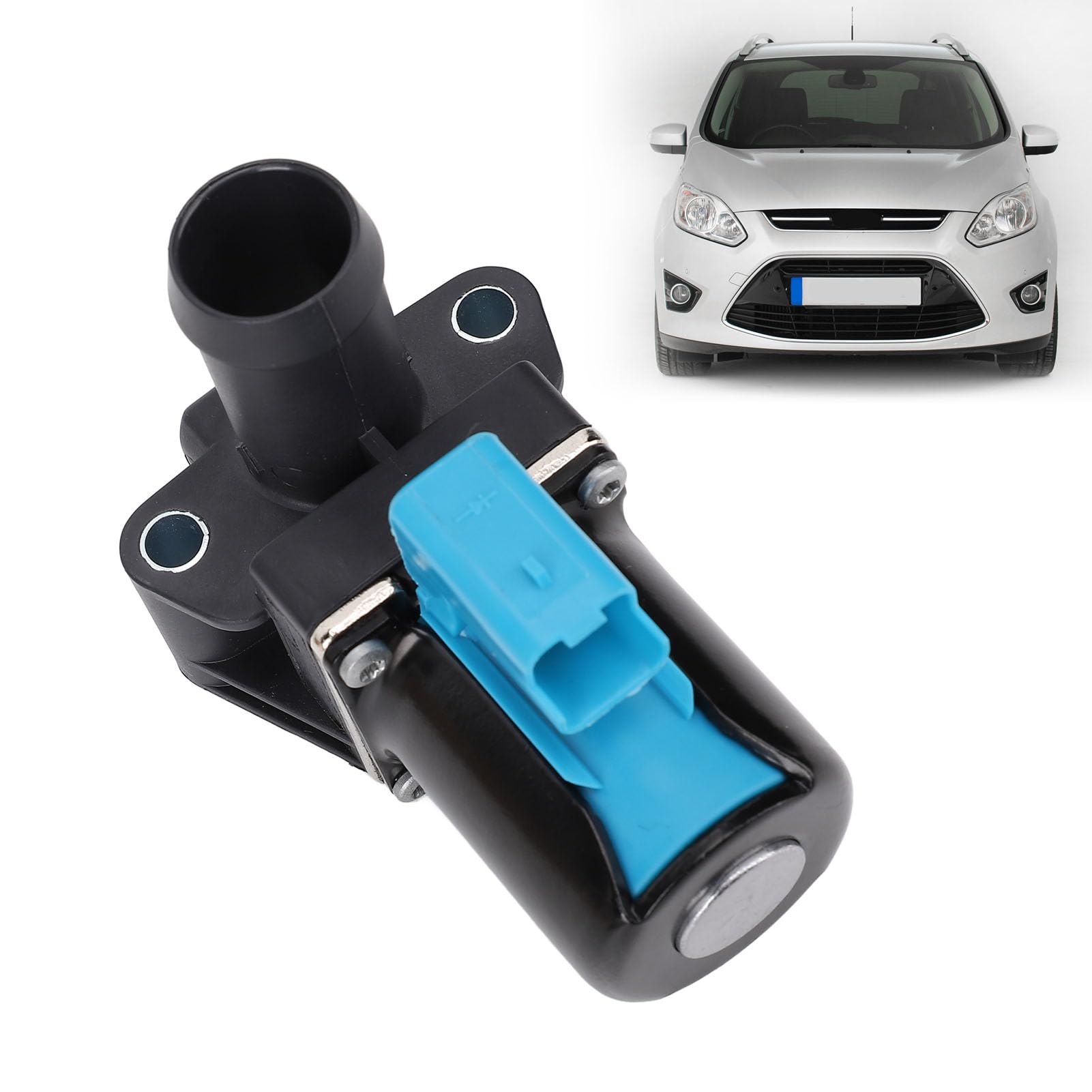 Válvula de Control del Calentador, Válvula de Derivación del Refrigerante del Motor Compatible con Focuss 1.6, Válvula de Control de Refrigerante 1870523 Reemplazo
