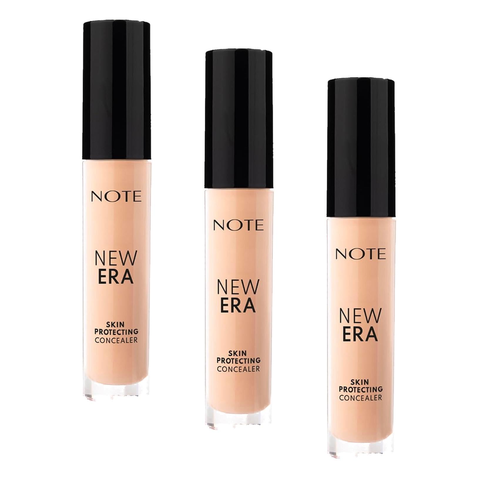 Note Cosmetics New Era Skin Protecting Concealer 30 Natural Ivory Göz Altı Kapatıcısı (3 paketi)