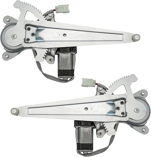 Miniatura 80 de TRQ Juego de regulador de ventana eléctrica delantera y motor compatible con Ford Ranger 1993-2011 1994-2009 Mazda B2300 1998-2001 B2500 1994-2007