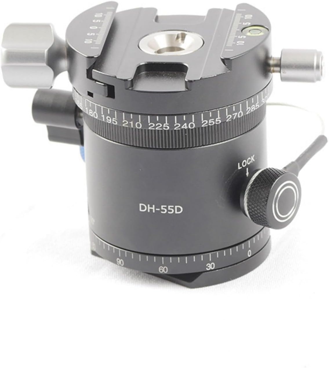 Professional Tripod Head Quick Release Plate Panoramic Indexing Rotators 10Click Stops Unisex Aluminum Alloy Panoramic Indexing Head