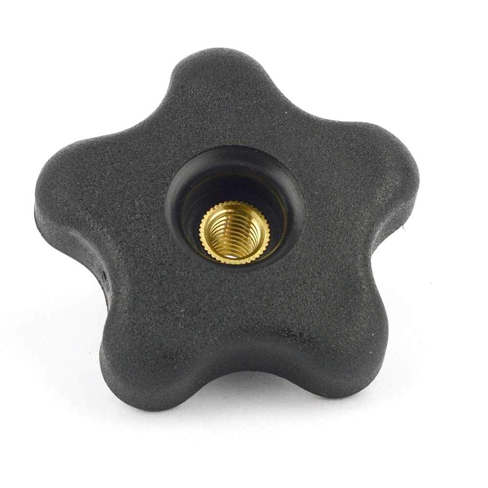 Big Horn 19708B 5 Star Thru Knob Thread 5/16-18