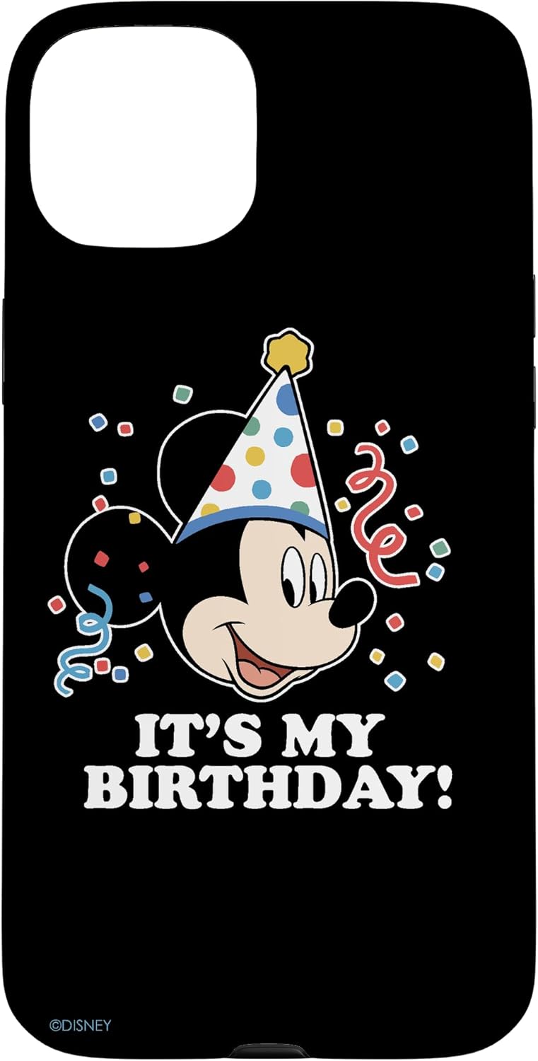 Disney Mickey Mouse It's My Birthday Case for iPhone 15