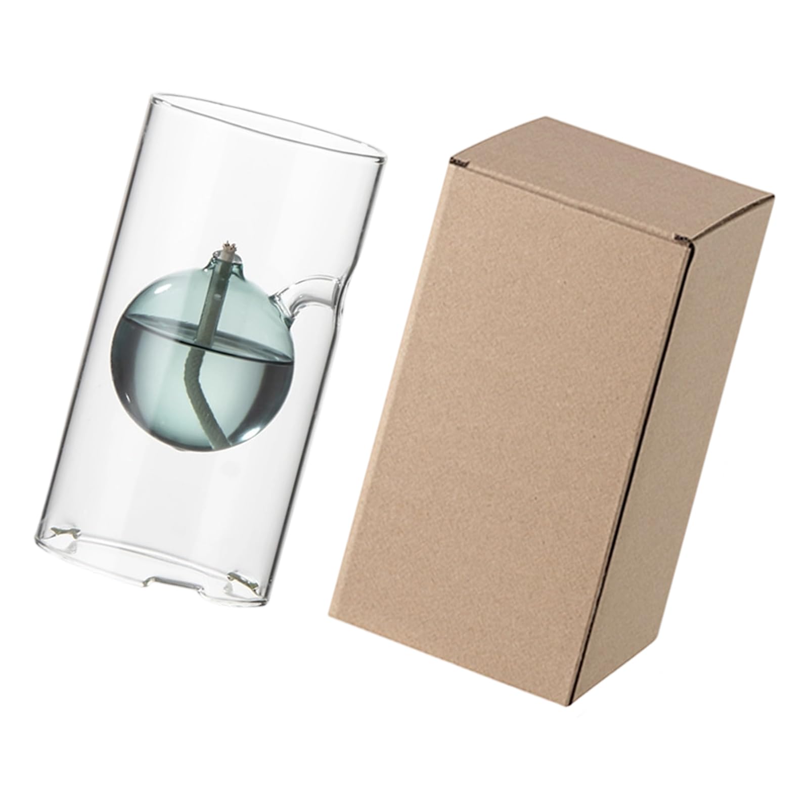 Fahoujs Fuels Refillables Glass Oil Reusables Liquid for Atmospheres Event Use with Paraffin or Lamp Oil Reusables