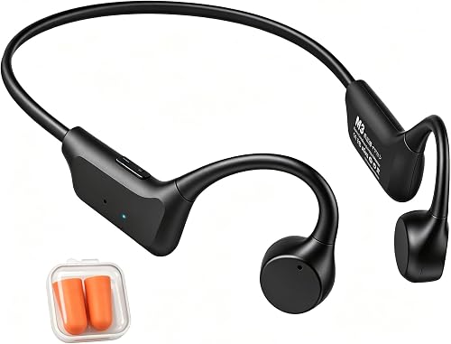 Bone Conduction Headphones, Open‑Ear Bluetooth Wireless Sports Earphones