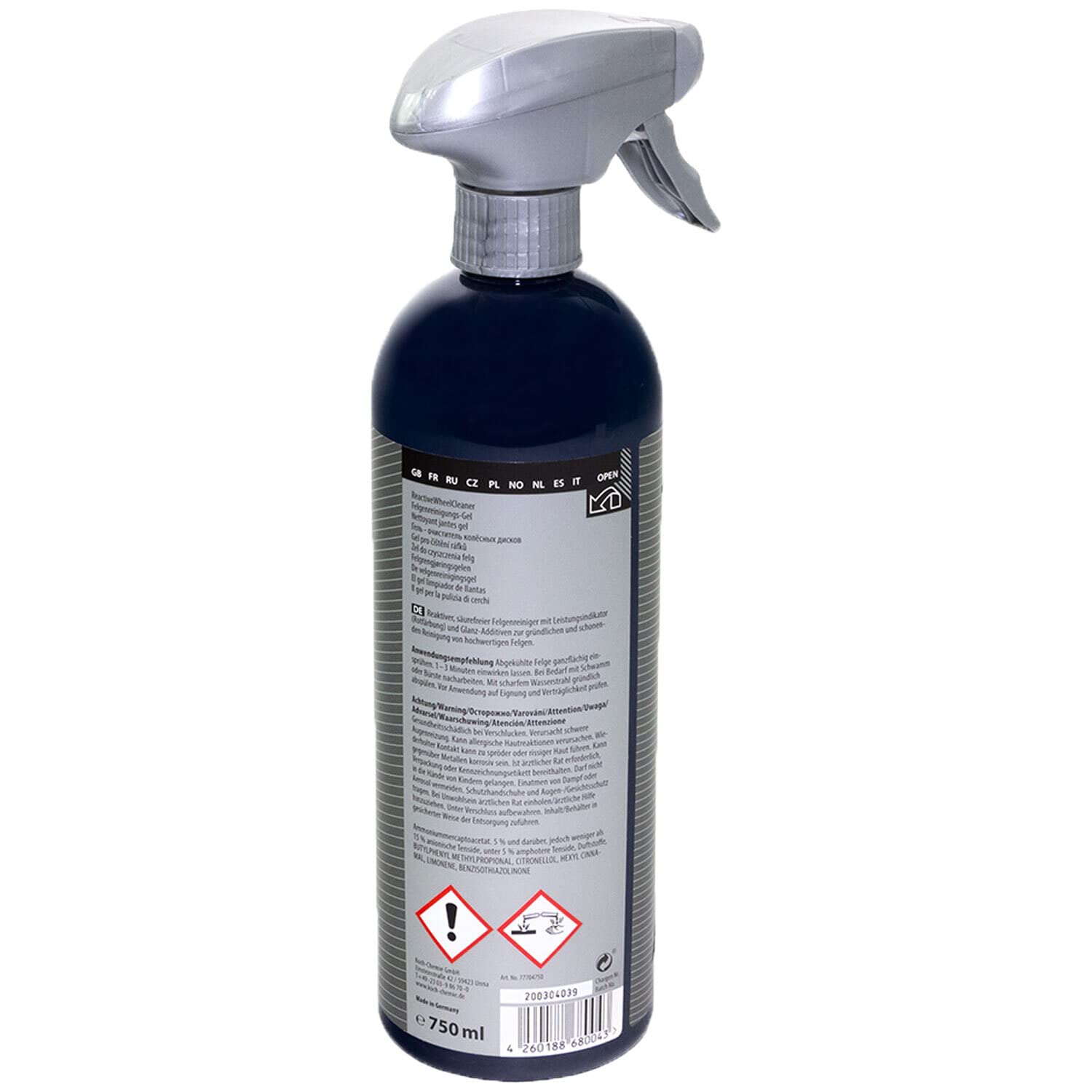 Felgenreiniger Gel Reactive Wheel Cleaner Koch Chemie 4 X 750 ml