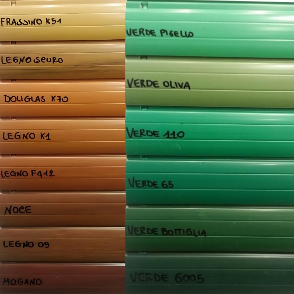 HD CASA Tapparella Avvolgibile in PVC, Made in Italy, Personalizzabile su Misura e Colore a Scelta, fai da te, Tapparelle finestre Modern