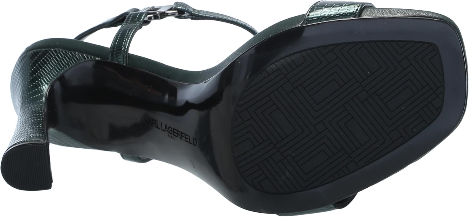 KARL LAGERFELD Women's Cybil Evening Ankle Strap Dress Heels - Image 4