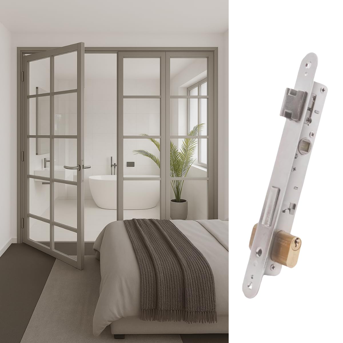 Lince 3017001-5550 - lock (in alluminio, 14 mm)
