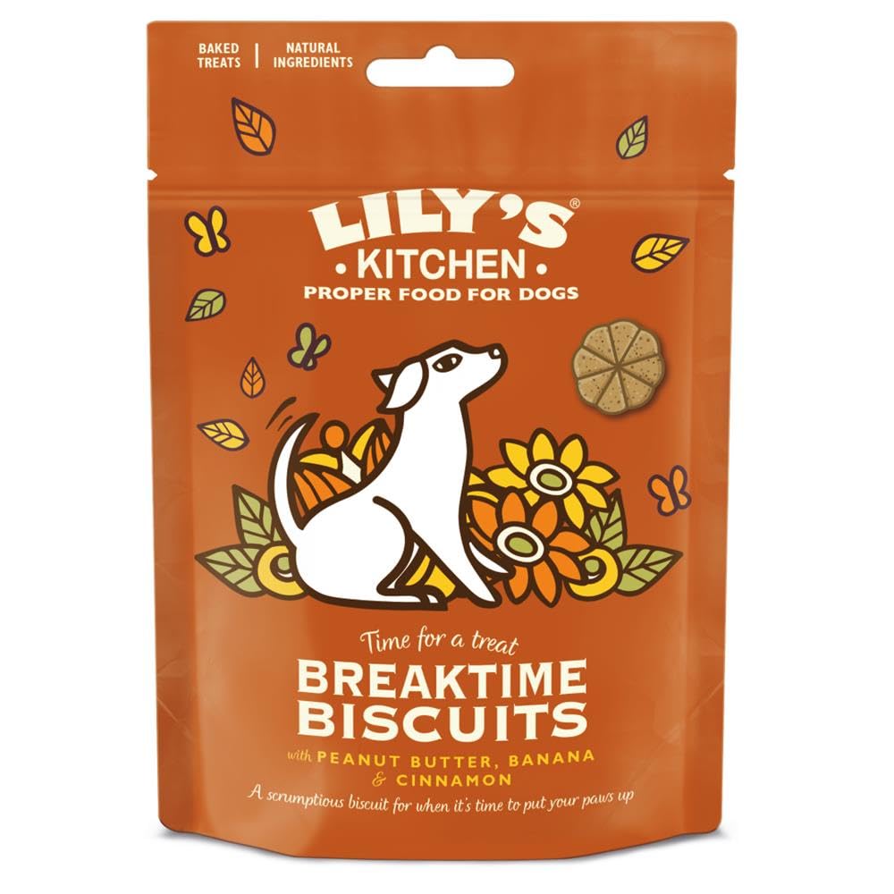 Lily's KitchenBreaktime Biscuits Dog Treats - 80G
