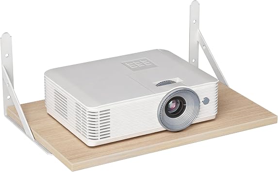 Projector Shelf, 11.8" x 7.8" Shelf for Wall, Mount Holder, Router, WiFi