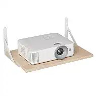 Projector Shelf, 11.8" x 7.8" Shelf for Wall, Projector Mount Holder, Wall Mount Floating Shelf for Projector, Router, WiFi, Modem, Xbox Series PS5 PS4