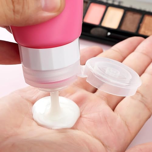 Miniatura 46 de Gemice botellas de viaje para artículos de aseo personal, aprobados por la TSA, tamaño de viaje, contenedores sin bisfenol A, a prueba de fugas, Azul