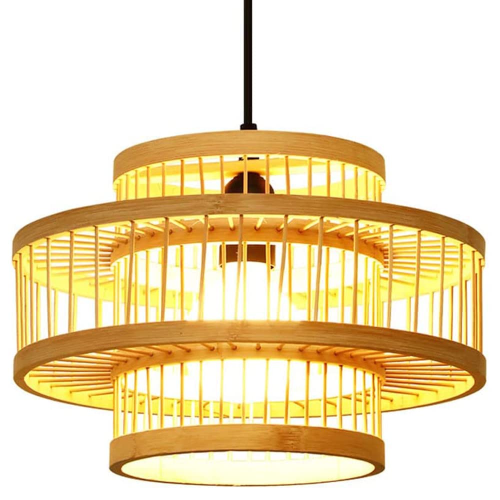 Lustre tissé en Panier d'Antan : Luminaire Rustique d'Exception pour Grande Ferme