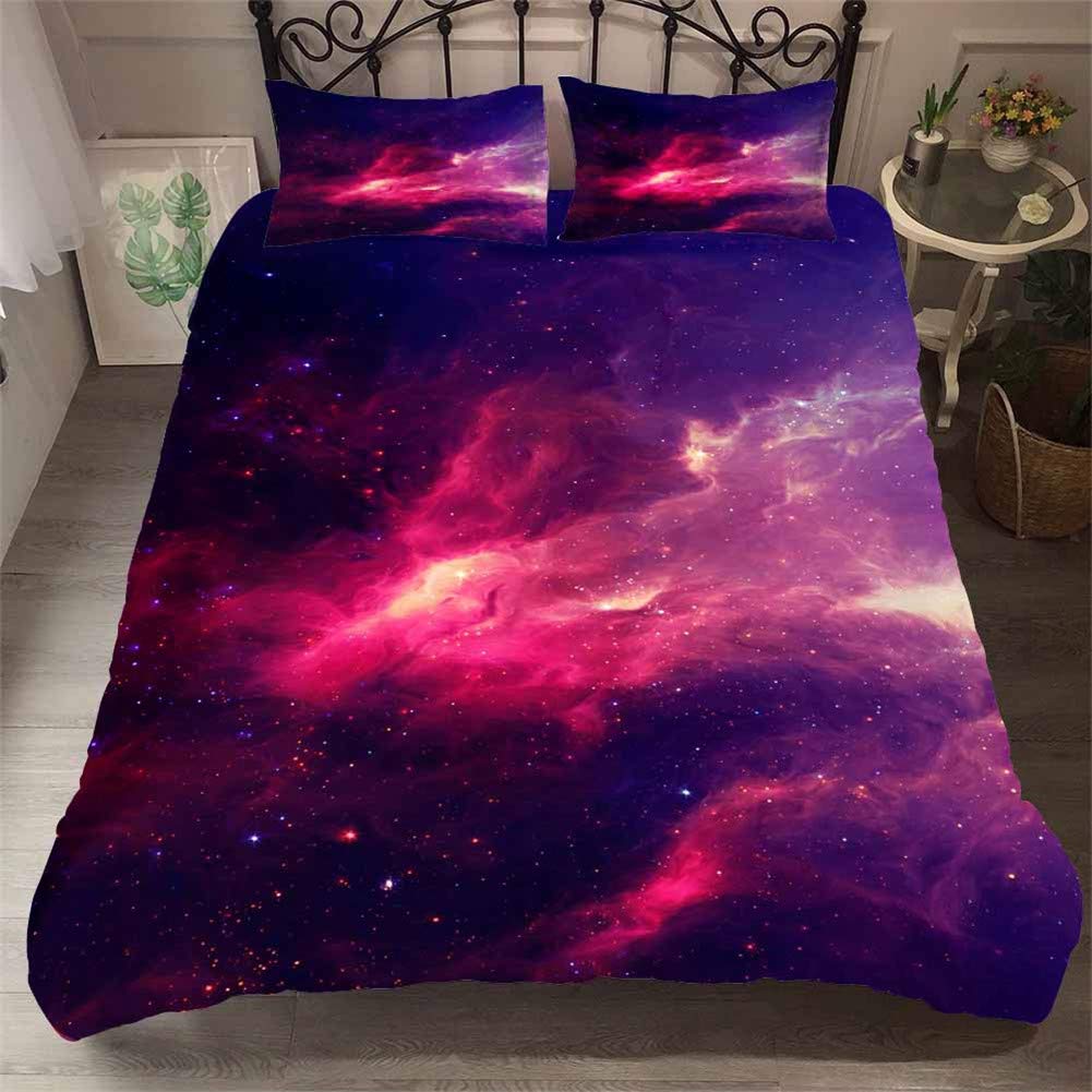 Parure de lit 3D galaxie pour transformer l'ambiance d'une chambre