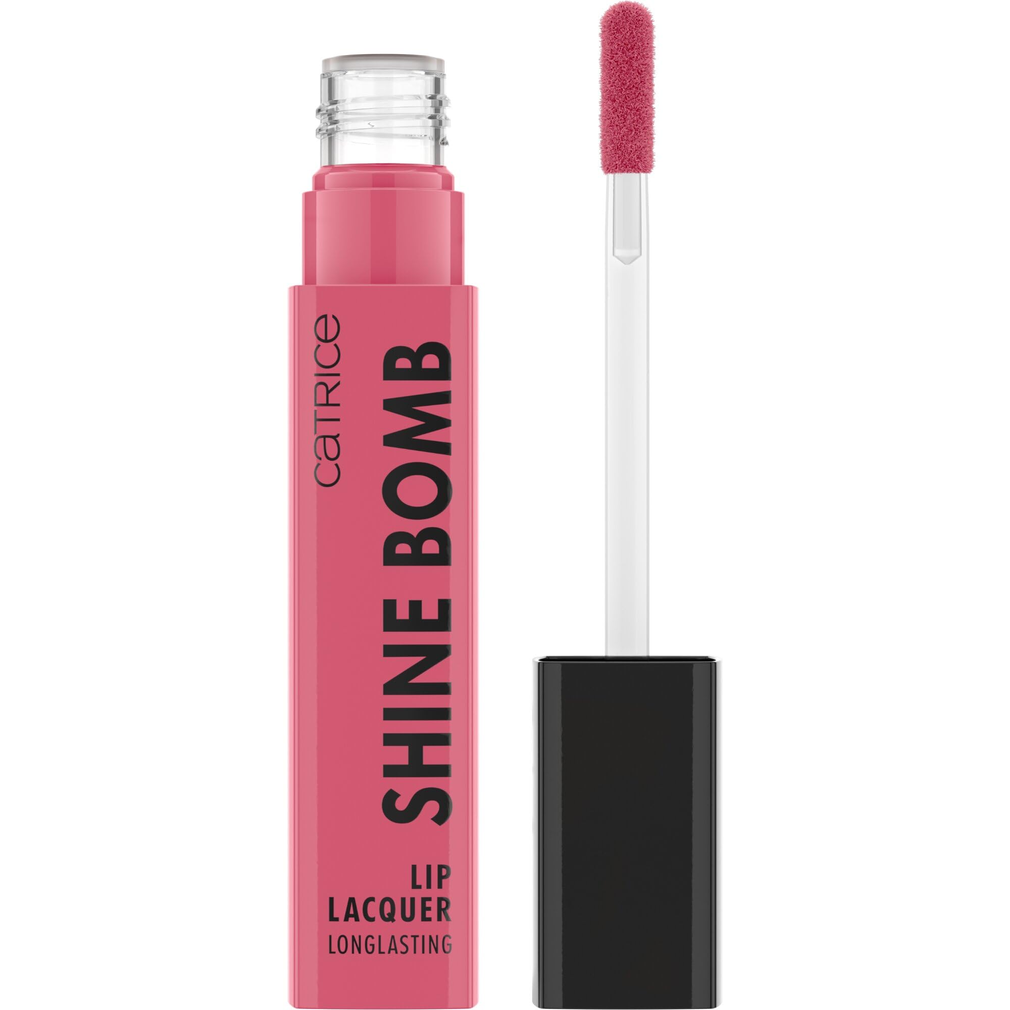 Catrice Pomadka do ust w płynie Shine Bomb, długotrwały, natychmiastowy wynik, błyszczący, intensywny kolor (3ml)