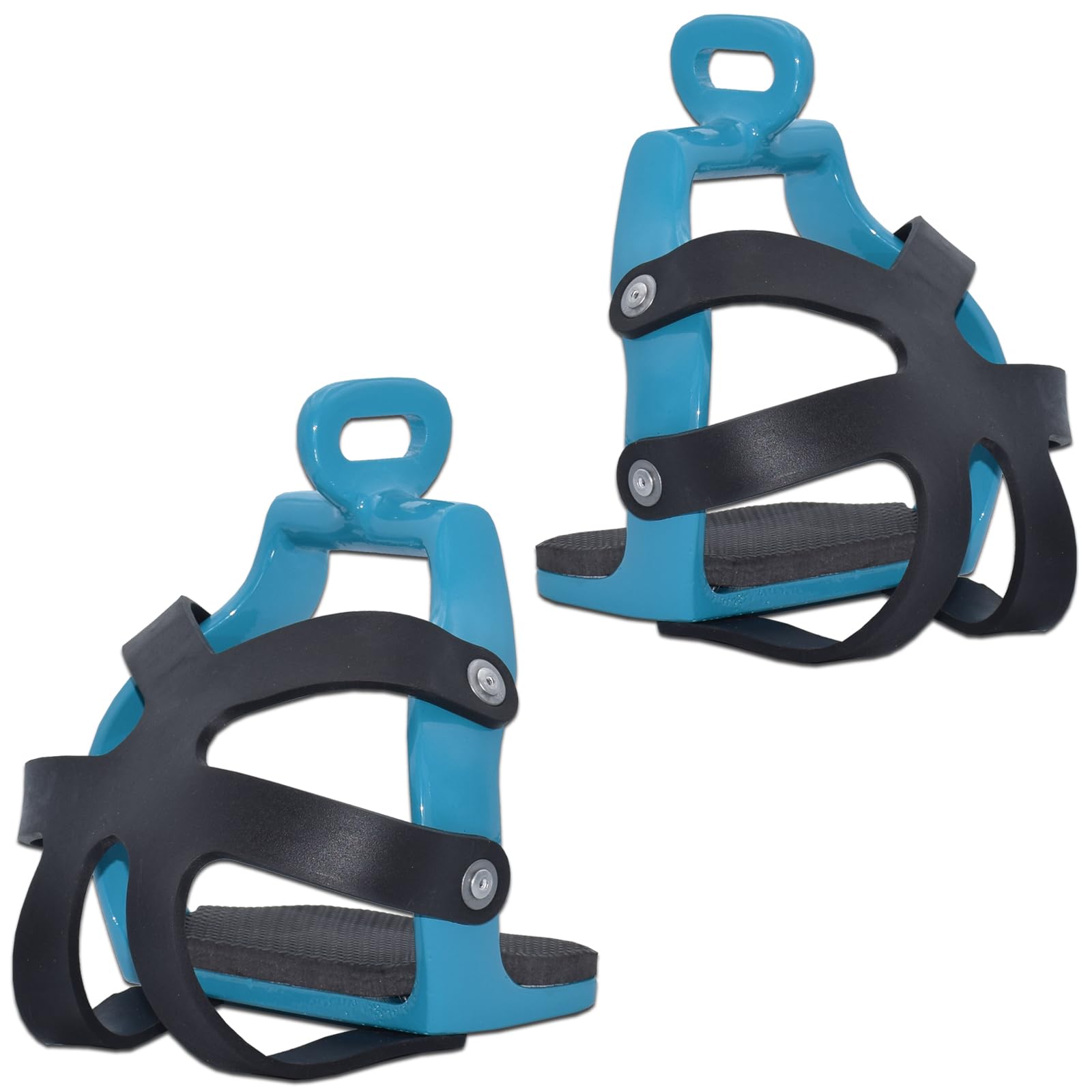 322 - Horse Endurance Caged Safety Stirrups - 90 degree - Stirrup Pair