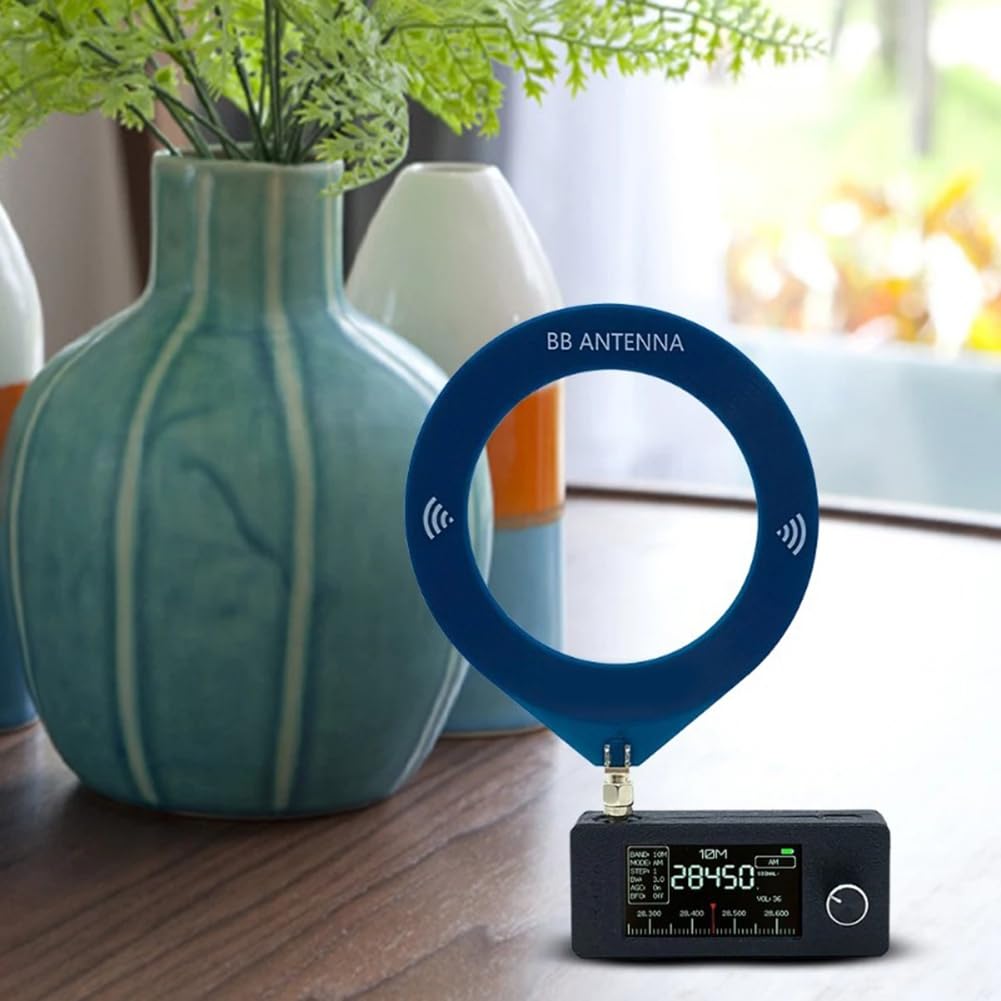 Antena de Bucle Mini con Interfaz SMA de 0,5 Khz-108 MHz, Tamaño de Bolsillo, Radio SI4732, Receptor, Mini Radio