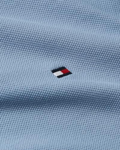 Image of Tommy Hilfiger Men's Short Sleeve Polo Shirts in Slim Fit with Stretch and Organic Pique Cotton