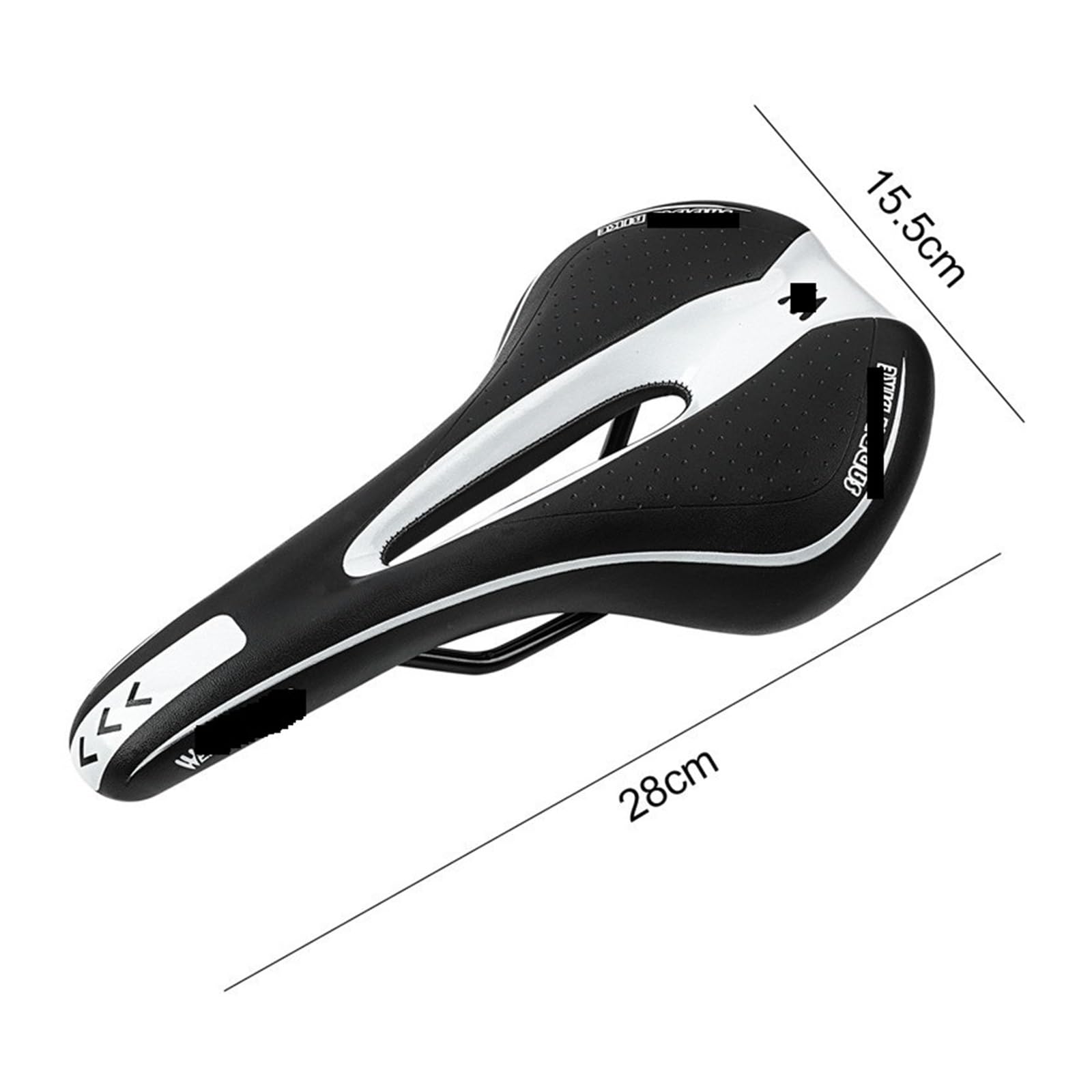 Vélo Noir Selle De Choc Absorbant Vélo De Montagne Confortable Selle
