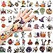 HOWAF Tatuajes de Halloween para niños, 96 Hojas Tatuajes temporales de Halloween, Falso Tatuajes Pegatinas para niños niñas Infantiles Fiesta de Halloween cumpleaños Regalo