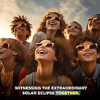 Vista 8 de Medical king Solar Eclipse Glasses 2024 CE and ISO Certified Approved 2024 Safe Shades for Direct Sun Viewing (Pack of 5)