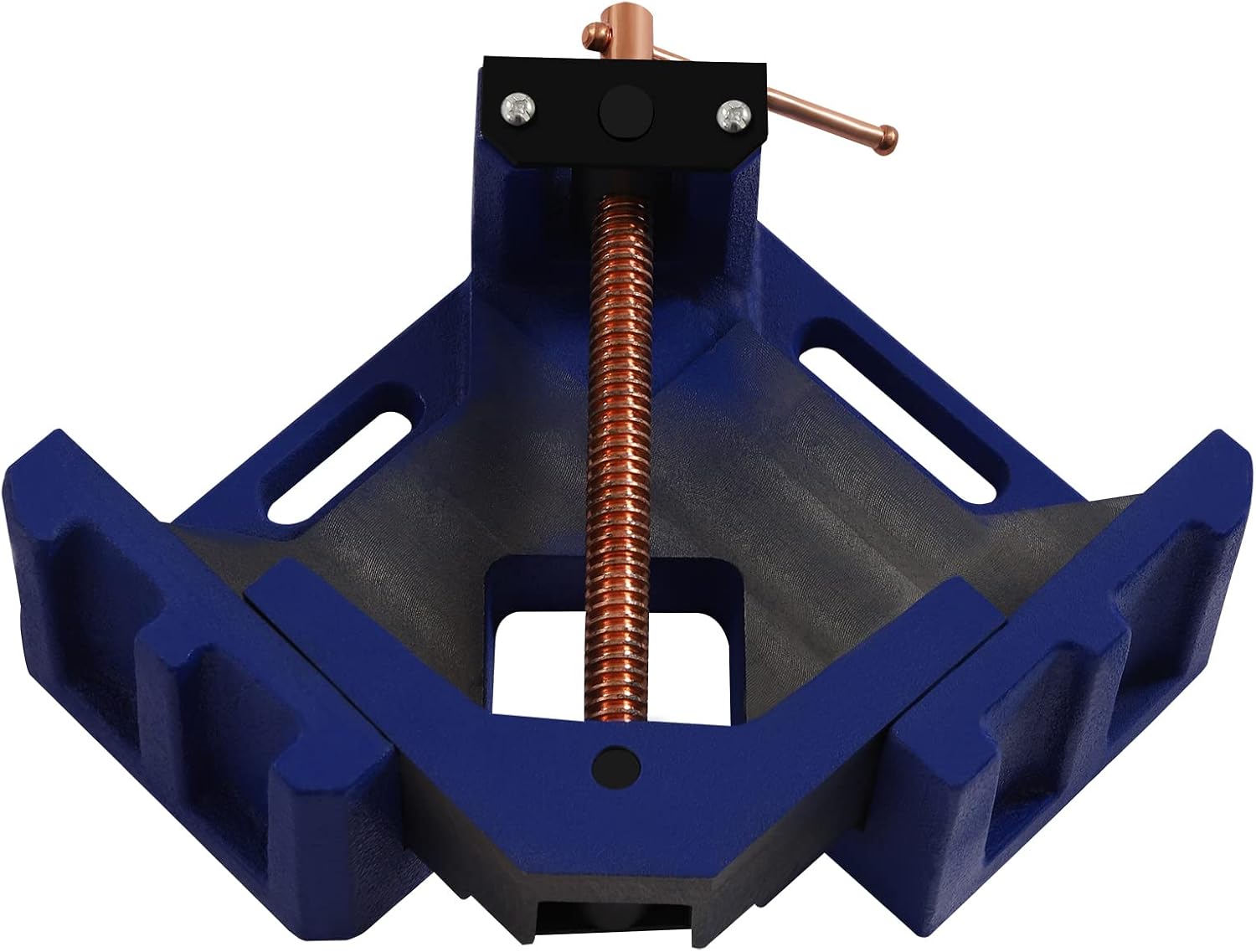 4-Inch Cast Iron Welders Angle Clamp, 2 PCS 90 ° Angle Jaw Welder Bench Vises Right Angle Clamp for Woodworking Corner Miter Clamp