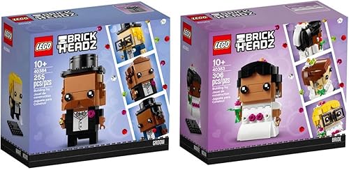Lego Brickheadz - Juego de novios 40383 y novio 40384 (elige juego de cónyuge)