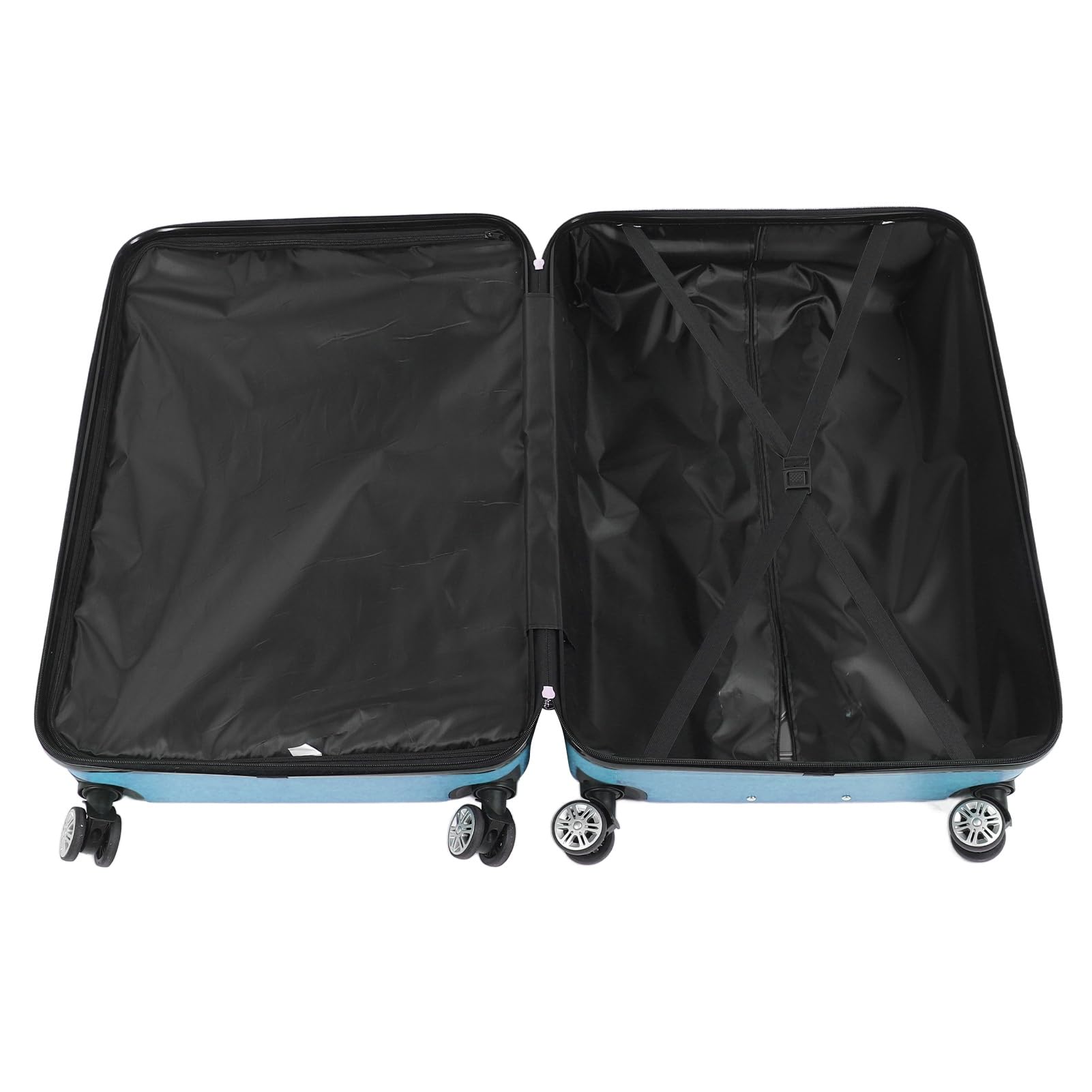 3-częściowy Zestaw Bagażu Hardshell z Zamkiem TSA, nośność 150 Kg na Długoterminowe Podróże i Wyjazdy Służbowe (BLUE)