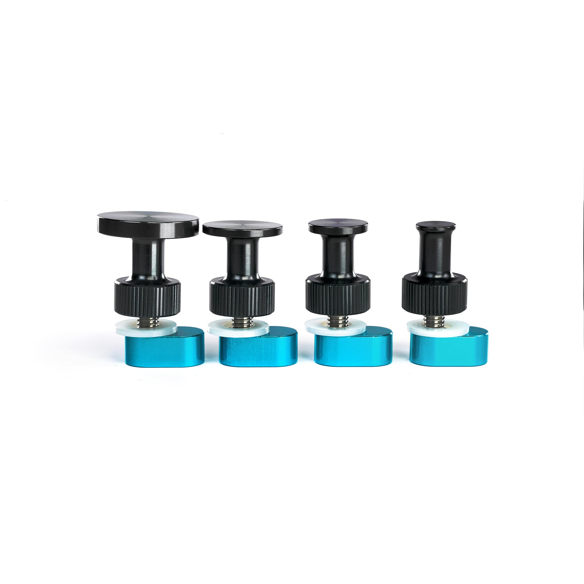 Fungo - Adattatore adesivo 4 pezzi 10-15-20-25 mm per rimuovere ammaccature PDR Tools