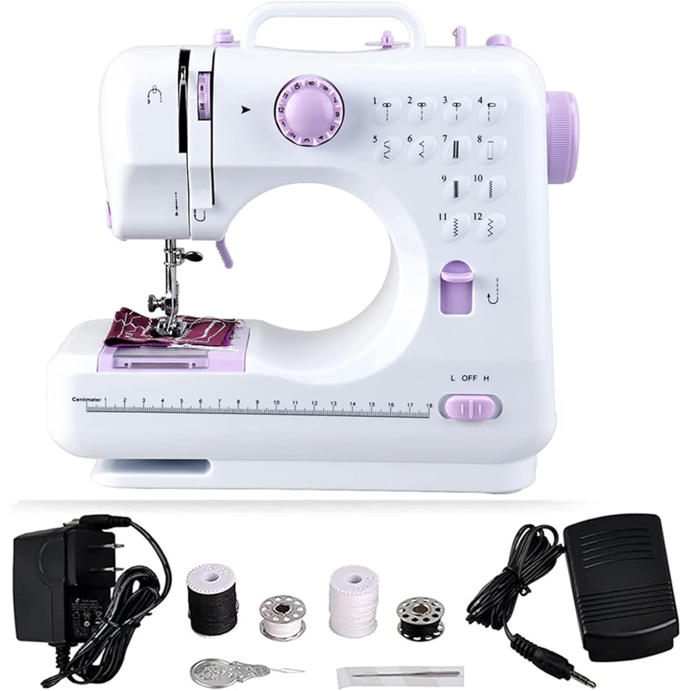 12/mo Finance Sewing Machine with BuiltIn 12 Stitches Household