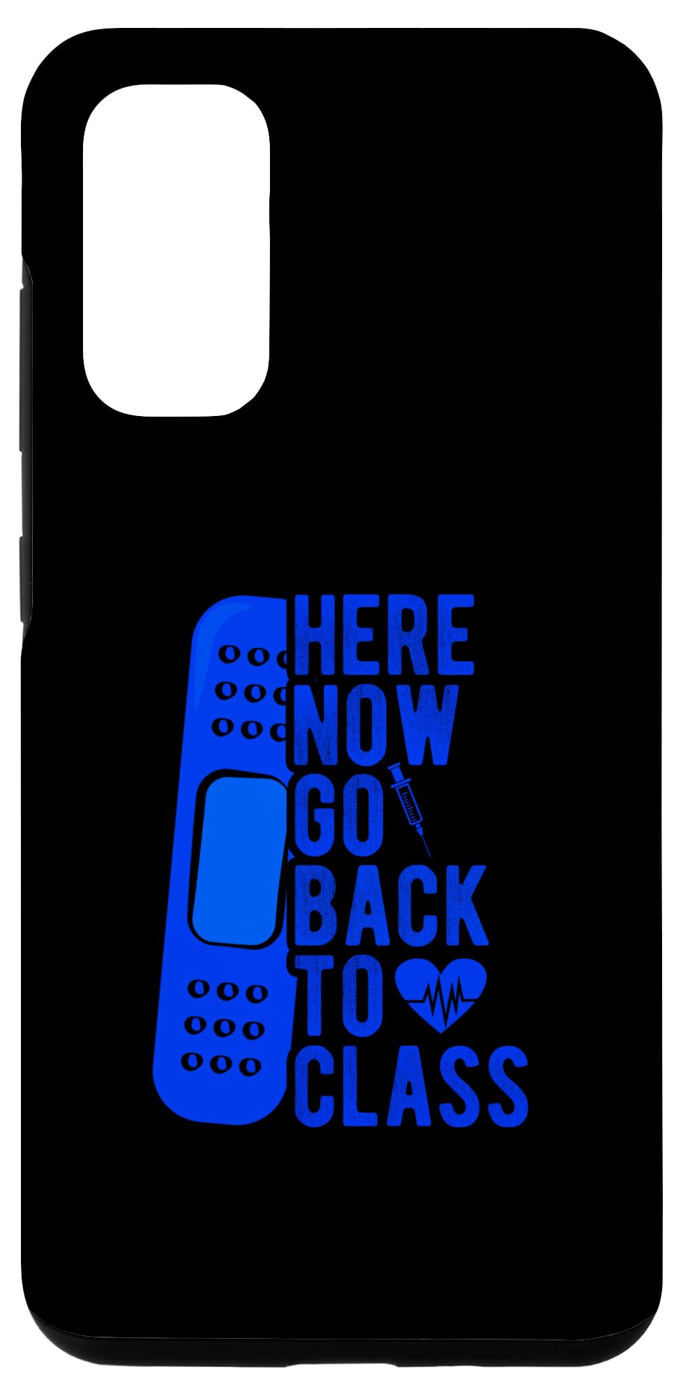 Galaxy S20 HERE NOW GO Back To Class Medical Motif School Nurse Case