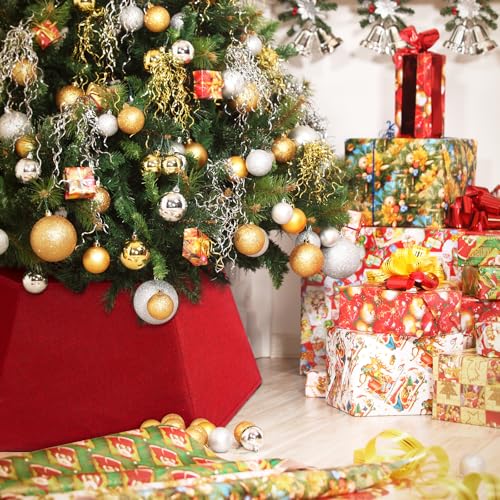 EverMerry Christmas Tree Skirt 26’’ Christmas Tree Skirts Collar Stand $11.99 AC - image 6
