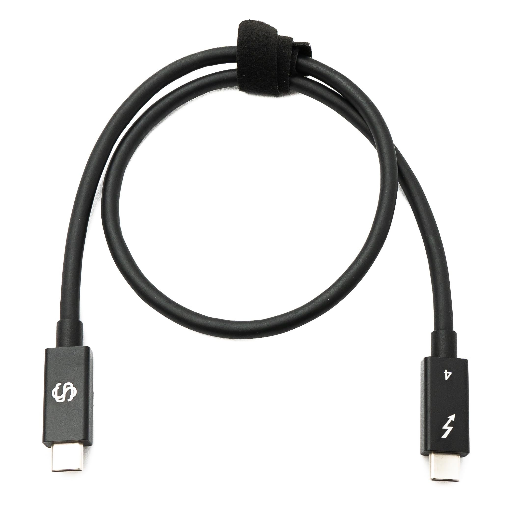 System-S Thunderbolt 4 50 cm kabel typ C wtyczka do wtyczki 40 Gbit/s 240 W adapter kablowy