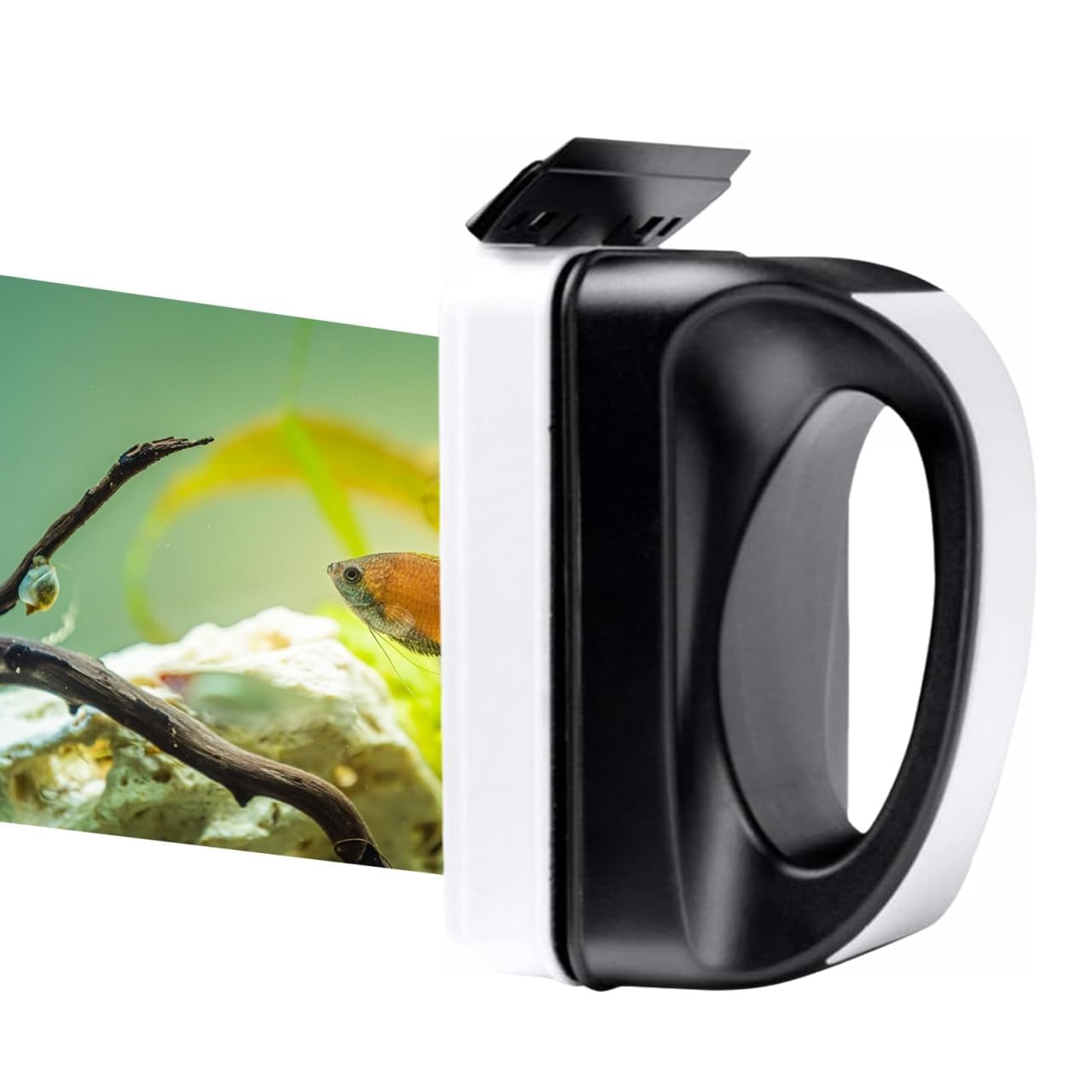 AVQY Magnetic Fish Tank Cleaner Glass Cleaner, Floating Magnet Aquarium Cleaner Fish Tank Scraper Cleaner Fish Tank Accessories