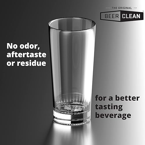 Miniatura 4 de Diversey -90223 Beer Clean Last Rinse - Desinfectante de vidrio. Paquete de polvo de 25 onzas (paquete de 100) y limpiador de vidrio de cerveza