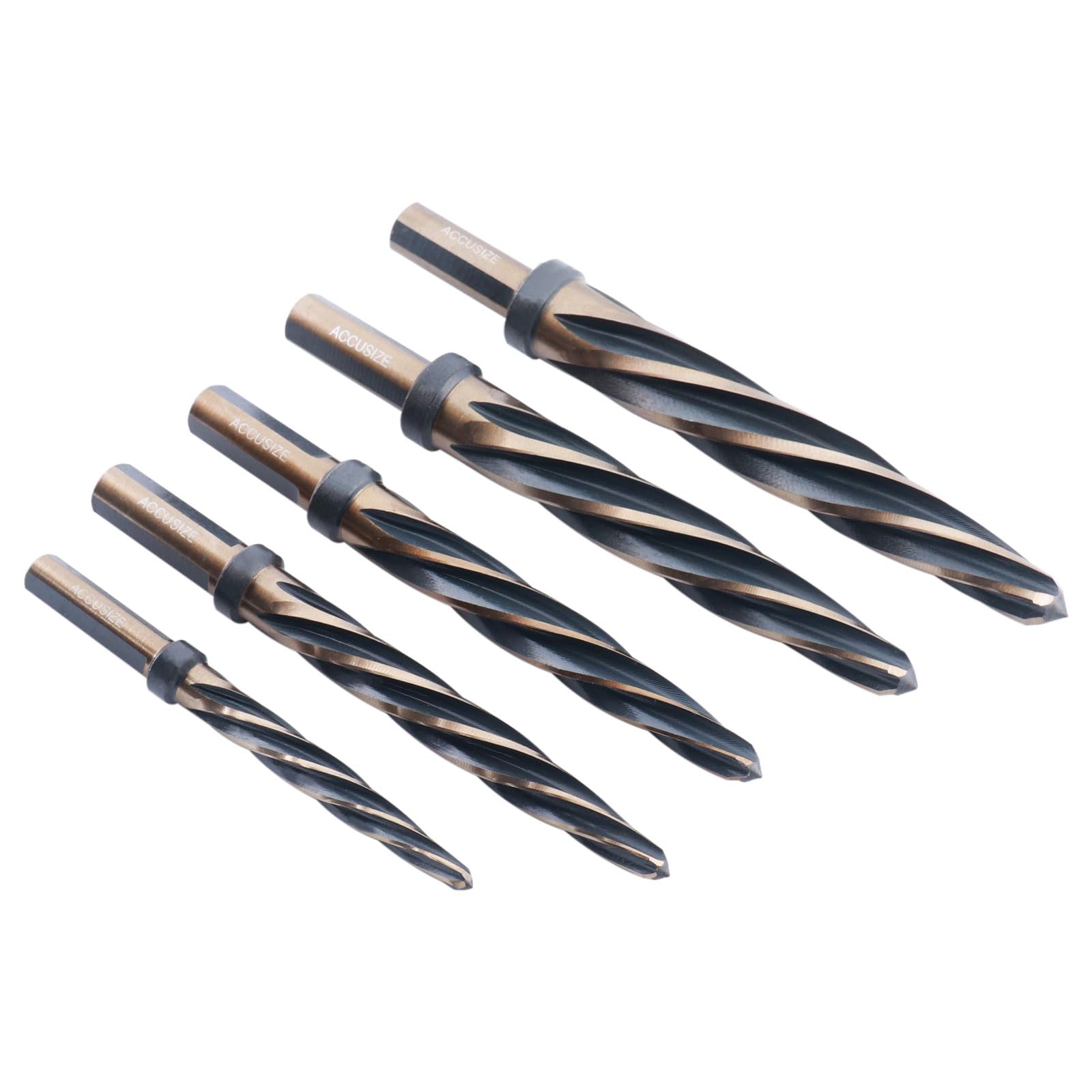 Accusize Reamer Set - 5 Sizes, Premium Quality -5