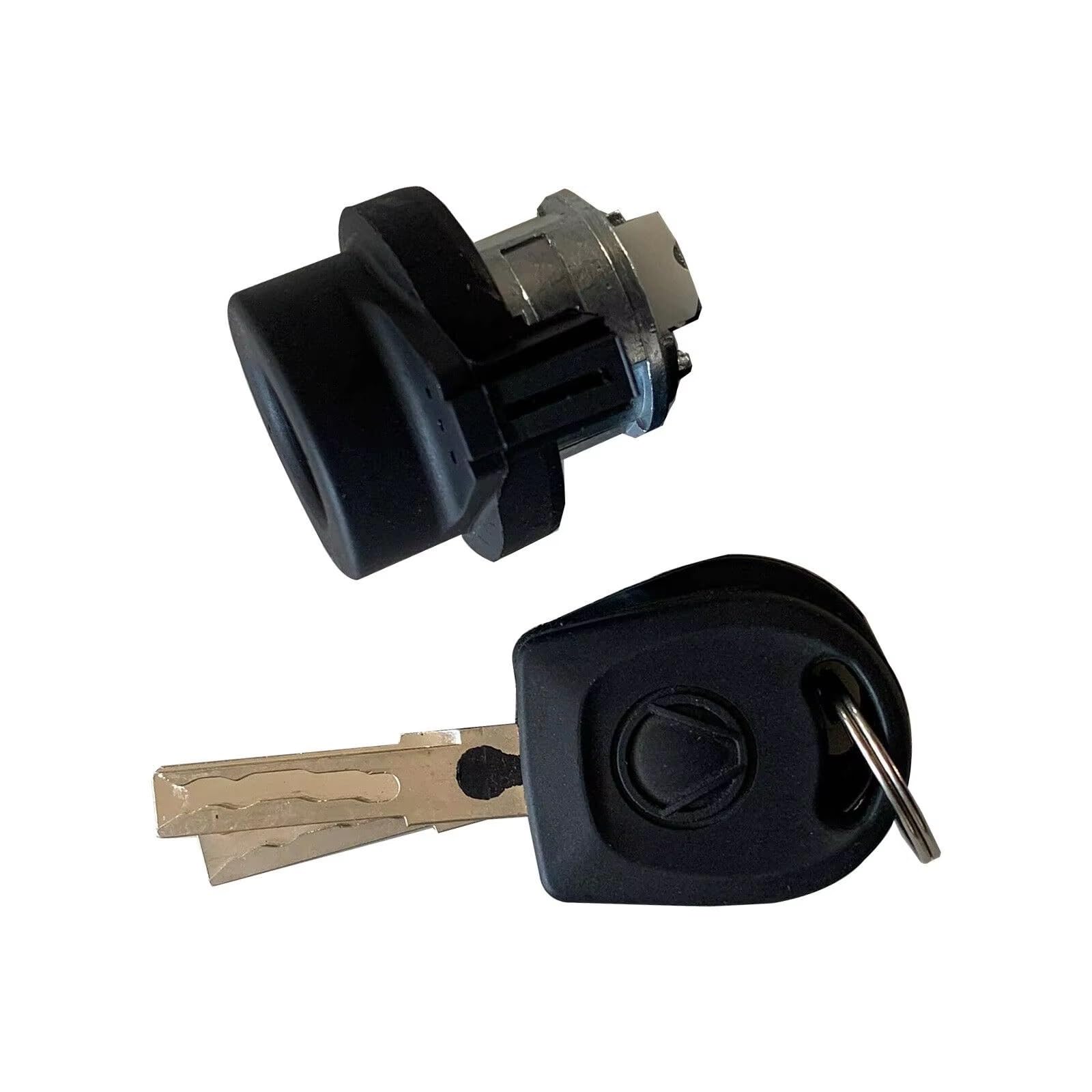 Cilindro De Barril De Bloqueo Interruptor Encendido De Dirección Con Llave Compatible Con A4 2001-2008 Para R8 2007-2015 107905855CF, 107905855CD