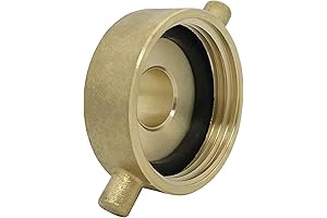 Fire Hose Fittings: Brass Hydrant to Garden Hose Adapter with Pin Lug