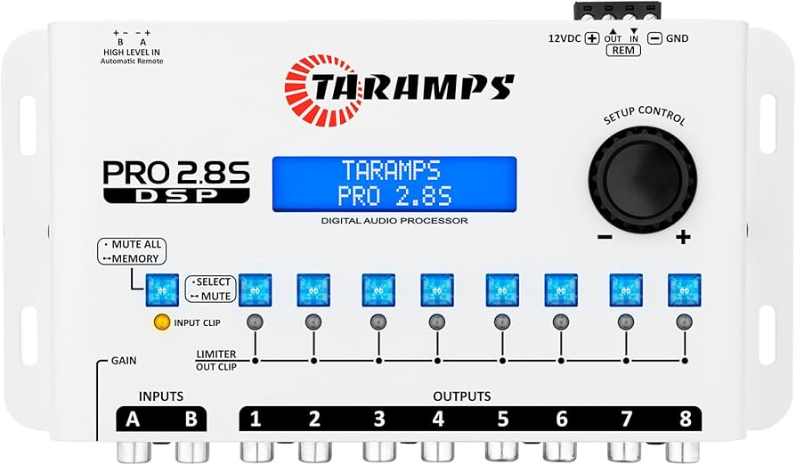 Amazon.com: Taramps Pro 2.8S White DSP Crossover Full Digital
