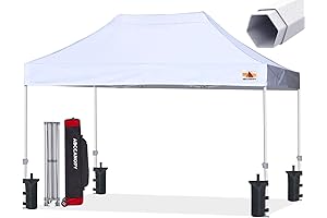 ABCCANOPY Commercial Pop Up Canopy Tent 15x15 Premium-Series, White