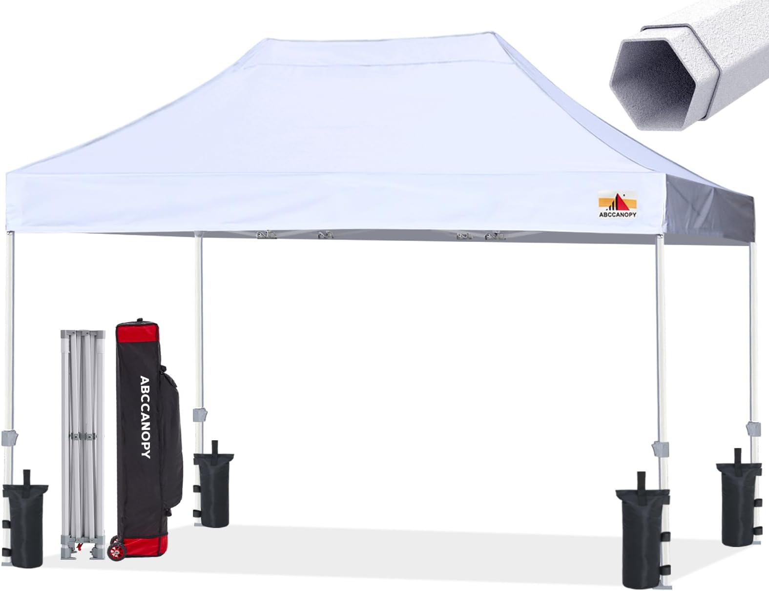 Commercial Pop Up Canopy Tent 10x15 Premium-Series, White