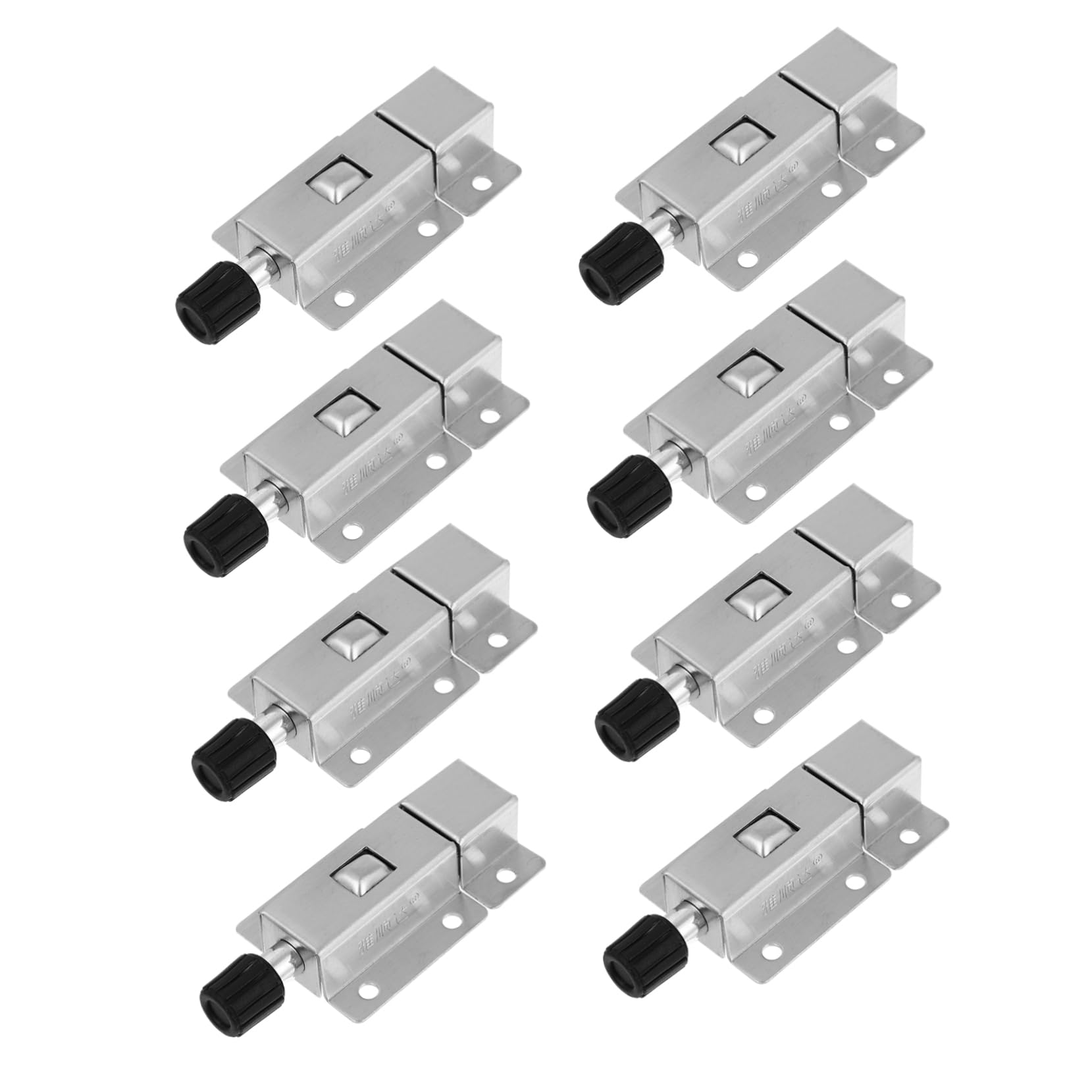 Gadpiparty 8pcs Deadbolt Lock Heavy Duty Sliding Slide Lock Plumbing Tools Gate Window Latch Safety Lock Stuffed Animal Net or Hammock Table Saw Double Door Lock Stainless Steel Security Lock