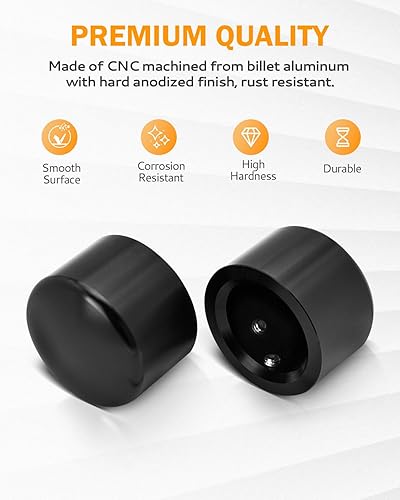 Miniatura 3 de PBYMT-tapa de tuerca de eje -1031, Negro 02