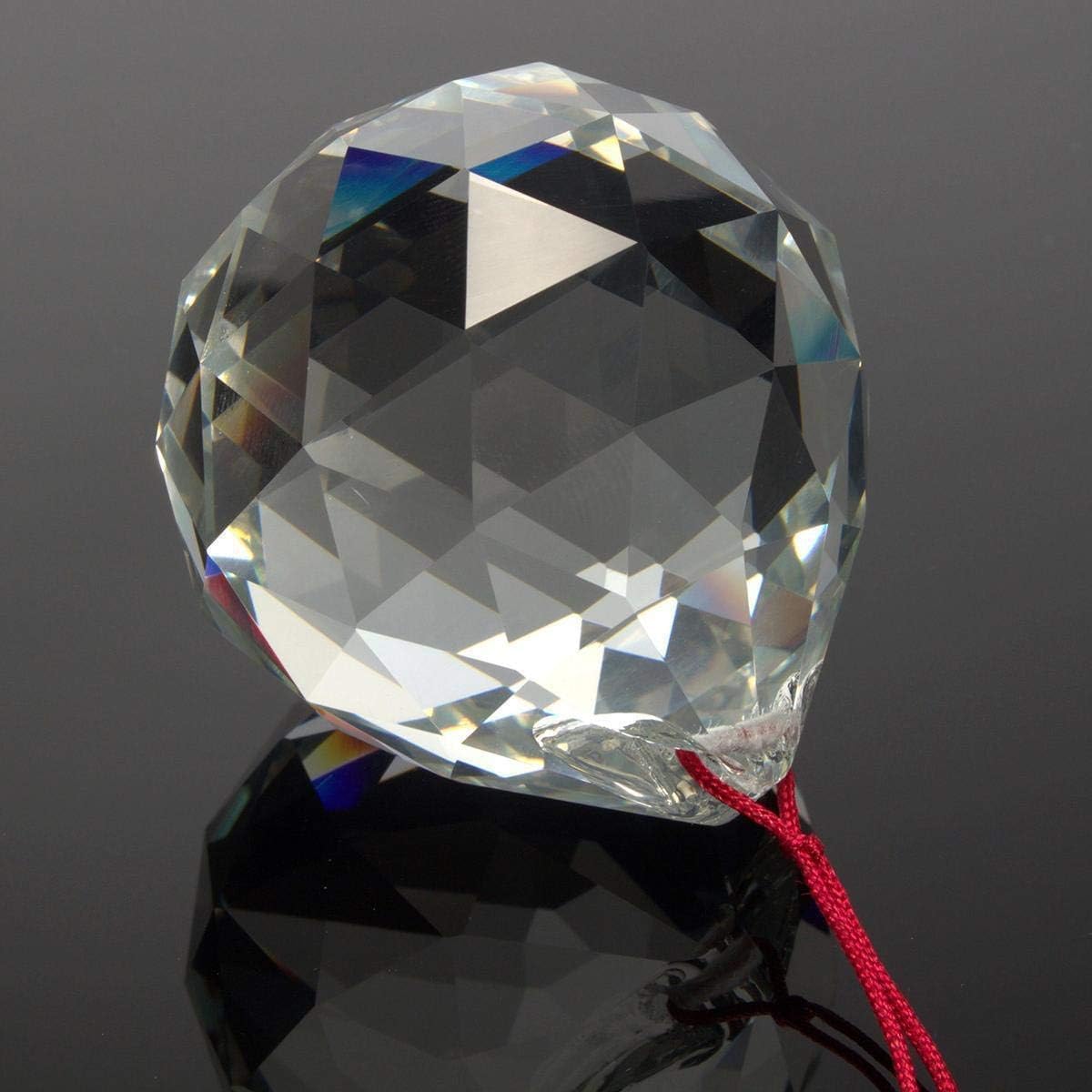 Pindia Fengshui Clear Crystal Hanging Ball for Good Luck & Prosperity - 40 mm, Pack of 1 (B0CPYHN9B2) Amazon Price History, Amazon Price Tracker