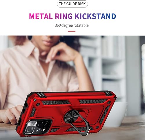 Miniatura 3 de Funda para Redmi Note 11 ProNote 11E Pro con protector de pantalla de vidrio templado, grado militar Funda magnética para Xiaomi Redmi Note 11 Pro