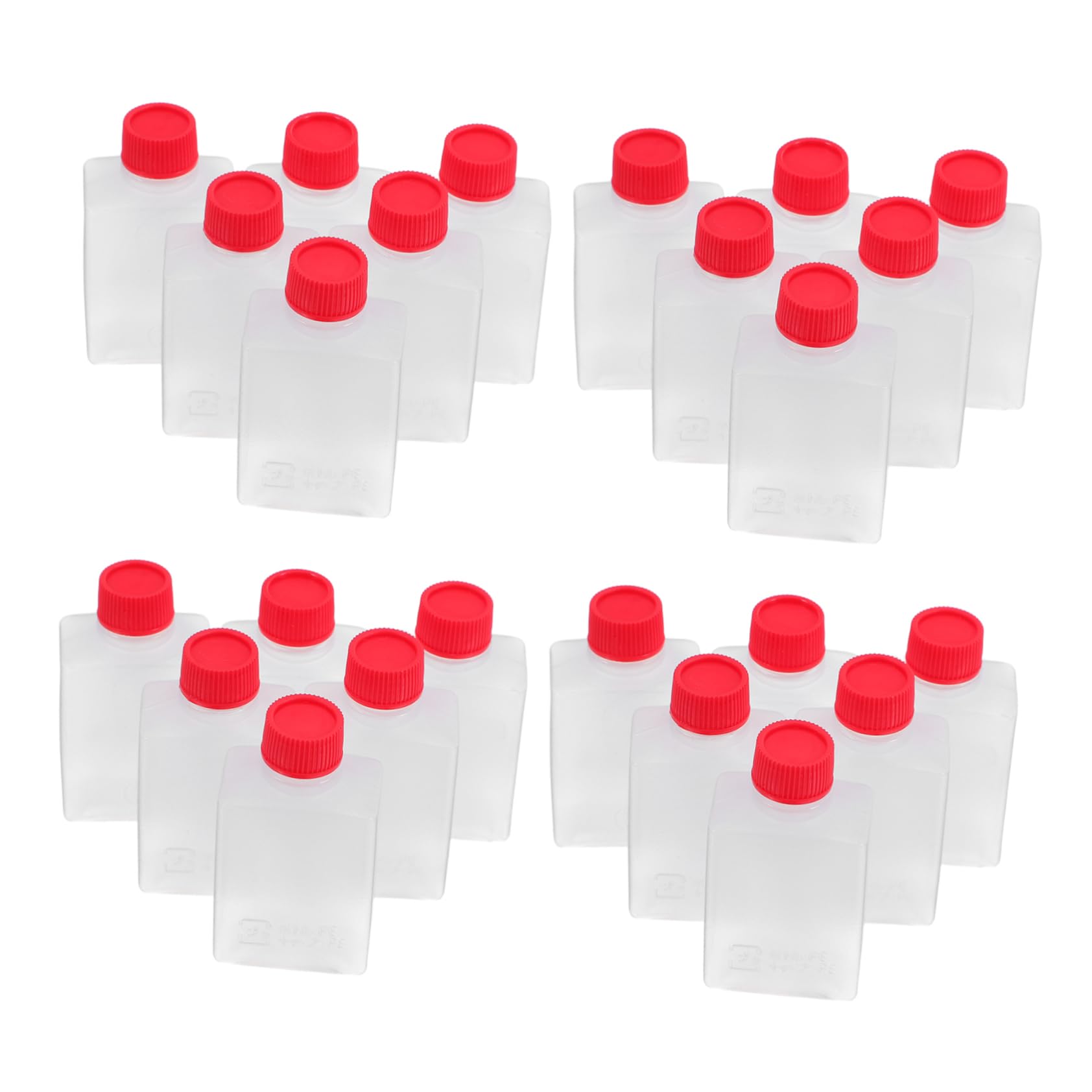 Ciieeo 100pcs Mini Empty Seasoning Bottles Reusable Condiment Dispenser for Travel Camping and Restaurant Use Soy Sauce Vinegar Containers